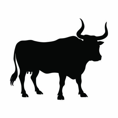 Boğa logo şablonu vektör resimleme tasarımı