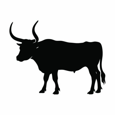 Boğa logo şablonu vektörü