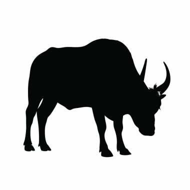 Boğa logo şablonu vektör resimleme tasarımı