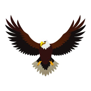 Amerikan kartalı vektör simgesi