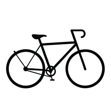 bisiklet vektör çizgisi simgeleri