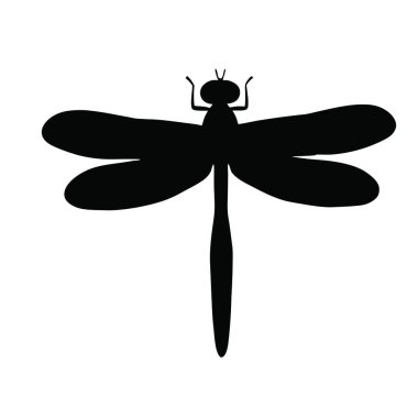 sinek simgesi, basit vektör illüstrasyonu