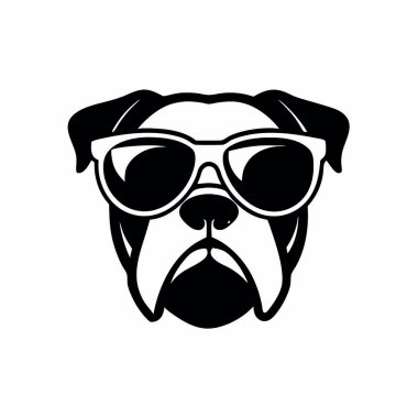 Pug Dog 'un vektör logosu