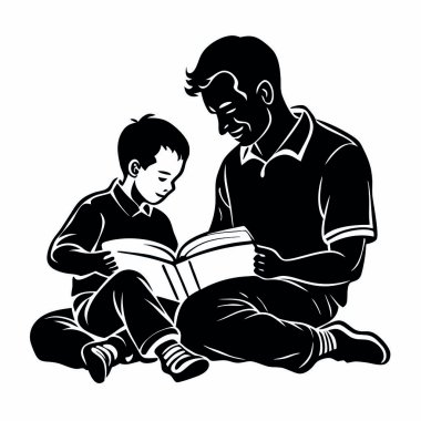 Baba ve oğul okuma kitabı.