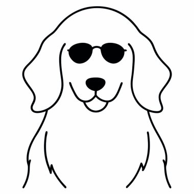 köpek evcil hayvan çizgi film vektör illüstrasyon grafik tasarımı