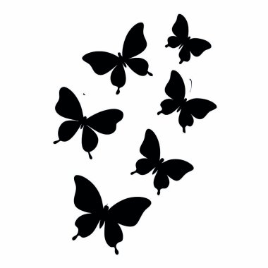 Kelebek simgesi, basit tasarım