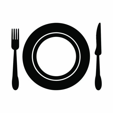 tabak çatal simgesi olan