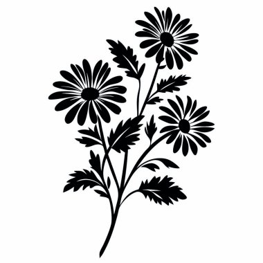 vektör çizim çiçek el