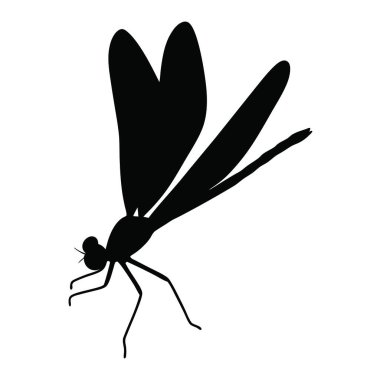 Yusufçuk siyah renk simgesi.