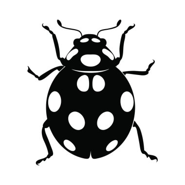 Böcek simgesi. Web tasarımı için böcek vektör simgesinin basit çizimi