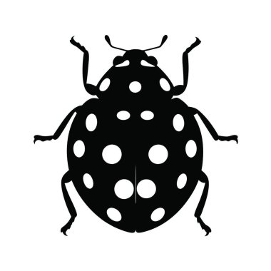 Böcek simgesi, basit biçim tasarımı