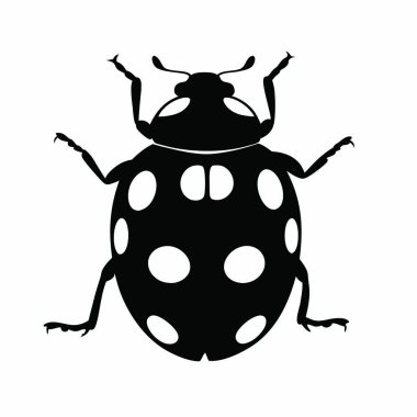 Böcek. Web simgesi basit illüstrasyon