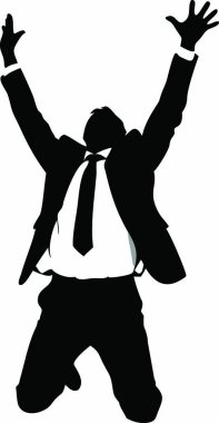 Ofisteki iş adamı.