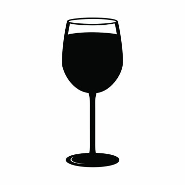 şarap kabı ikonu vektör çizim tasarımı