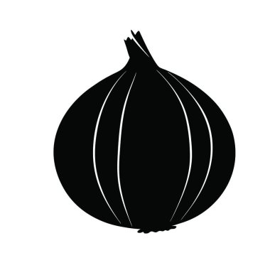 Soğan Simgesi vektör çizimi