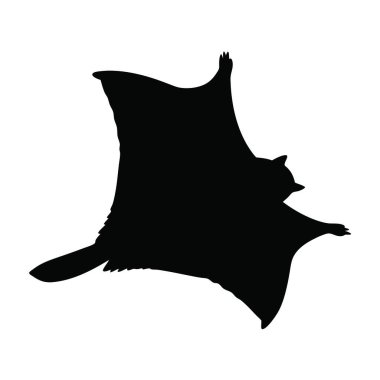 Yarasa silueti. Cadılar Bayramı. vektör illüstrasyonu.