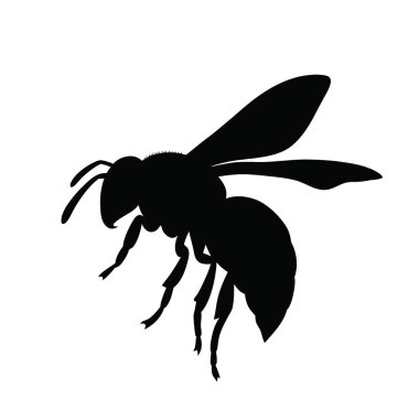 Arı simgesi, düz stil