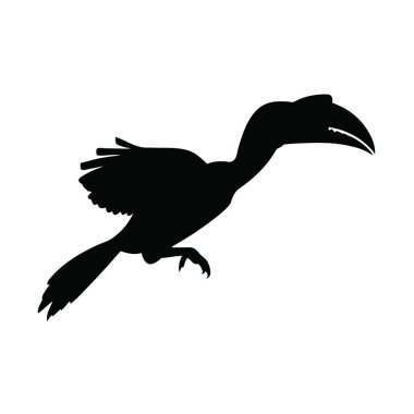 Karganın siyah silueti