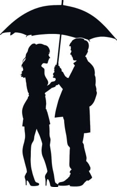 Beyaz arka planda kaç siluet vektör.