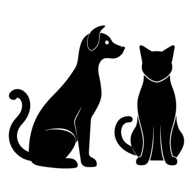 siyah ve beyaz kediler