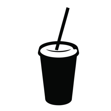 İzole edilmiş soda cam ikonu