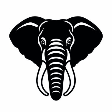 Fil kafası simgesi, basit biçim