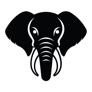 Bir filin vektör illüstrasyonu