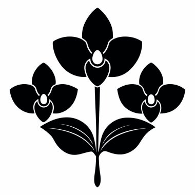 vektör çiçek simgesi. Çiçek süslemesi