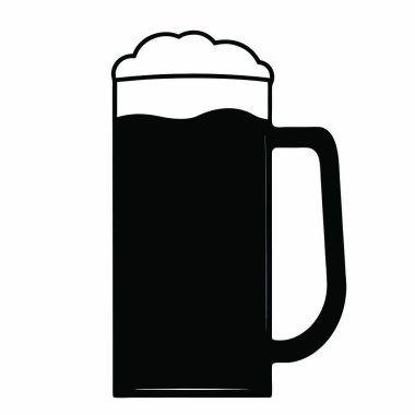 İzole bira bardağı ikonu