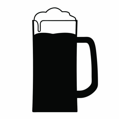 Bira kupa simgesi, basit tarzı