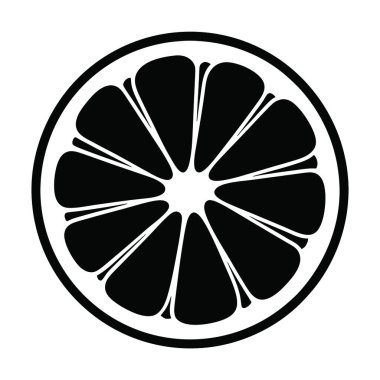 limon ikonu. vektör illüstrasyonu