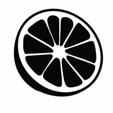 limon simgesi, siyah stil