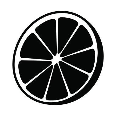 limon simgesi vektör illüstrasyonu