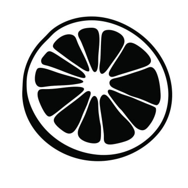 Web ve mobil uygulaması tasarımı, limon logo kavramı için beyaz arka plan üzerinde izole limon simge vektör