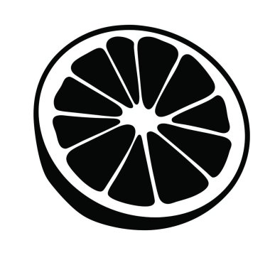 limon simgesi vektör illüstrasyonu