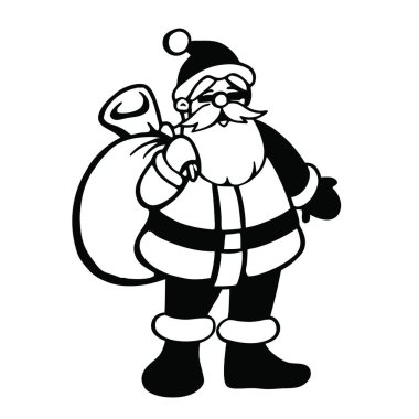 Noel Baba hediye çantası