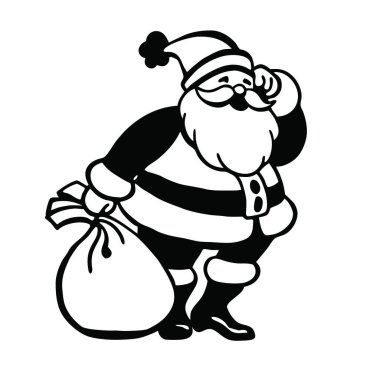 Noel Baba çuval ile