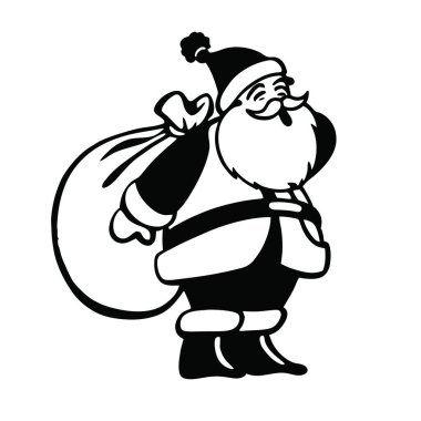 Noel Baba çuval ile