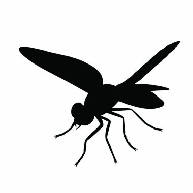 Sivrisinek simgesi vektör illüstrasyonu