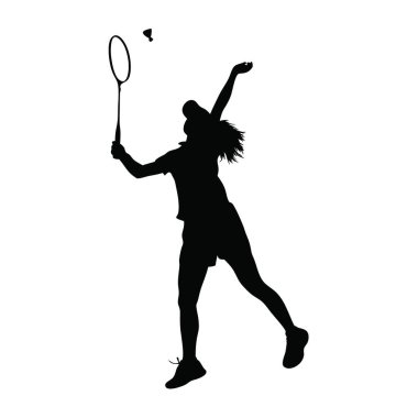 tenisçi silüeti.
