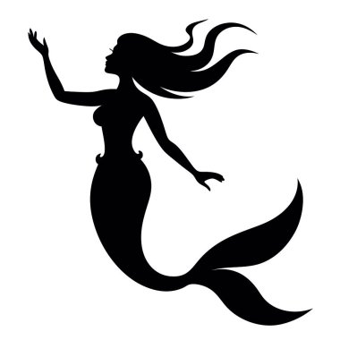 Suyun arka planında bir kızın silueti..