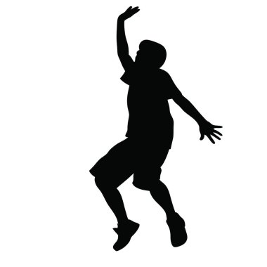 basketbolcu silüeti