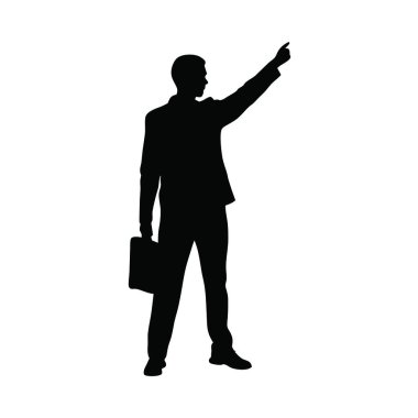 Beyaz üzerine insan silueti