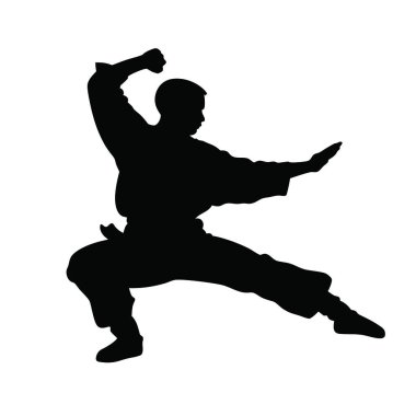 Dövüş sanatları. karate. karate. vektör illüstrasyonu.