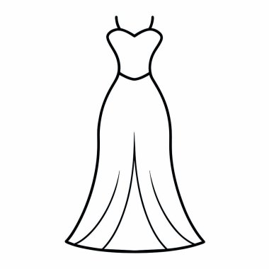 Kıyafet ikonu. Web için vektör vektör simgelerinin özet çizimi