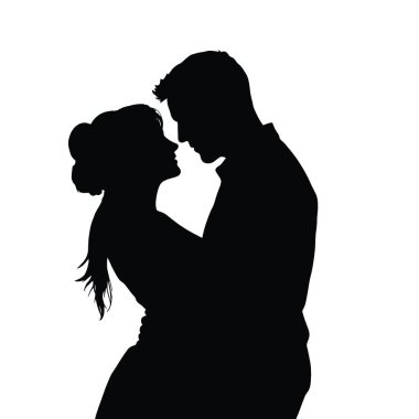 Beyaz arka planda kaç siluet vektör.