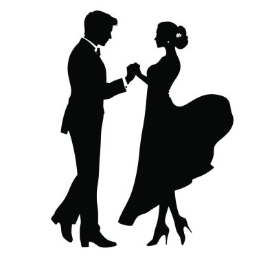 Dans eden iki dansçı.