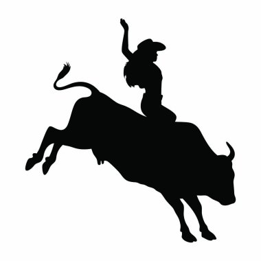 Beyaz arka planda siyah bir kadın silueti..