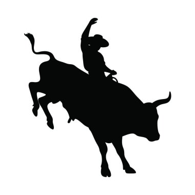 Boğa silueti vektör çizimi