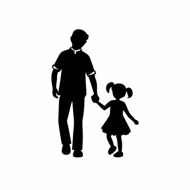 baba ve kız simgesi